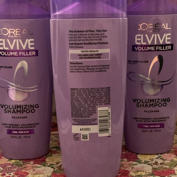 L’Oréal elvive volume filler volumizing shampoo x4 shampoo bundle shampoo lot - Picture 2 of 2
